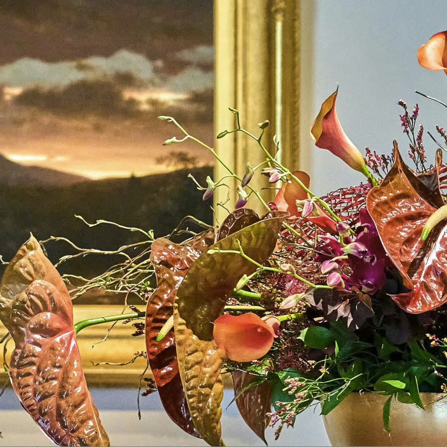 January Happy Hour with Bouquets to Art - logo